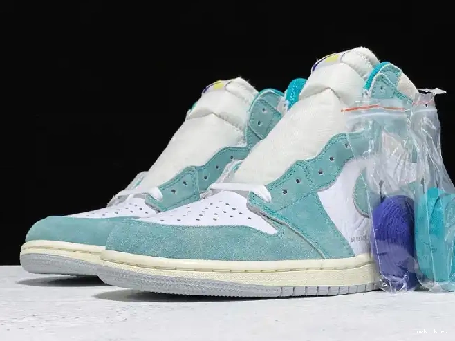 Rep Onekick Jordan 1 Air OG High Green Retro 555088-311 Turbo 0515